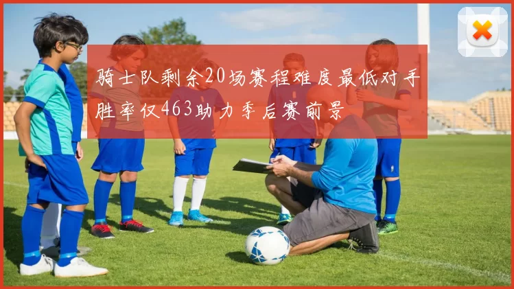 骑士队剩余20场赛程难度最低对手胜率仅463助力季后赛前景